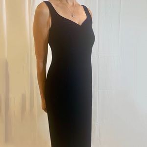 Jacques Vert Blue Velvet long Gown wi/shawl.